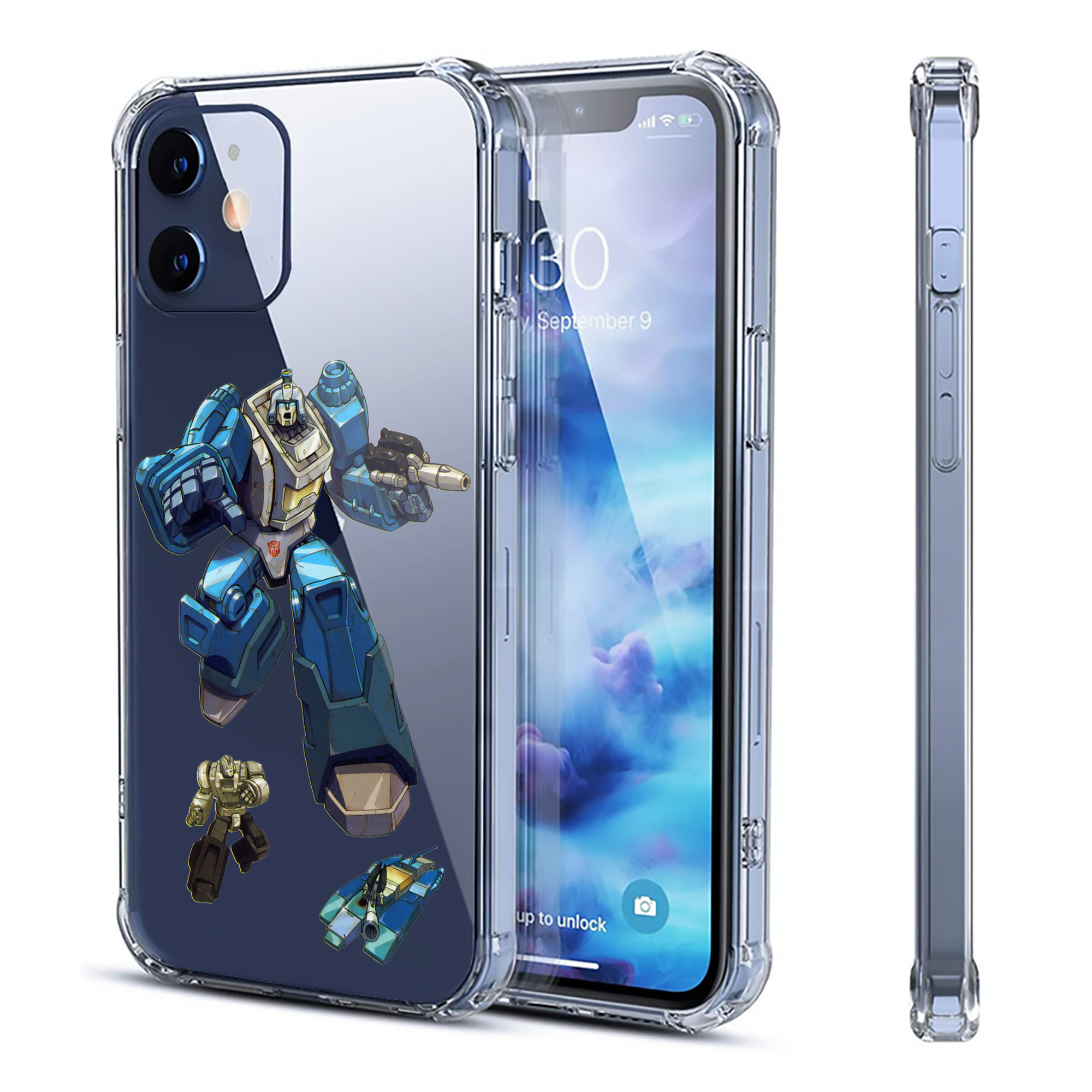 （画像用）  【iPhone 12シリーズ対応】透明スマホケース（クリアソフトケース）